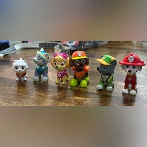 Paw Patrol Action Figures - Red, Orange, Green, Pink